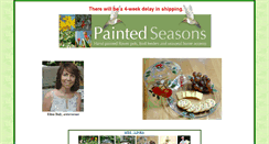 Desktop Screenshot of paintedseasons.com